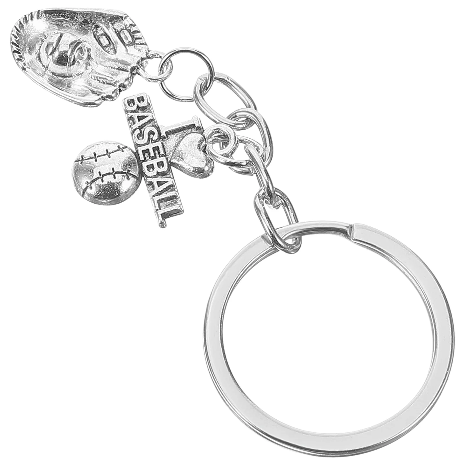 

Key Chain Baseball Chains Women Alloy Pendant for Bag Backpack Keychain Ornament