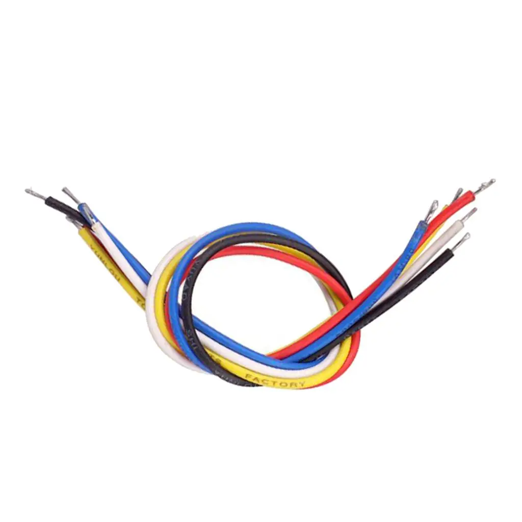 Multicolor Electric Bass Connection Wire Durable Circuit Cable Assembly for Guitar DIY Wiring Projects