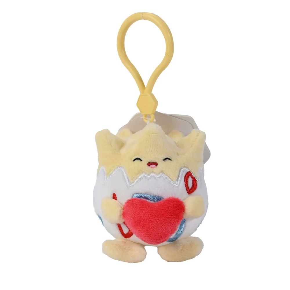 Ciondolo per bambola di peluche Pokémon Portachiavi giocattolo carino Eevee Gengar Decorazione zaino