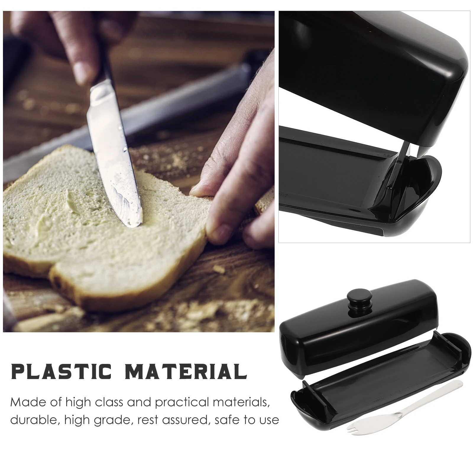 

Butter Keeper Box High Grade Plastic Reusable Container Covered Dish Kitchen Supply Safe Material Storage Solution