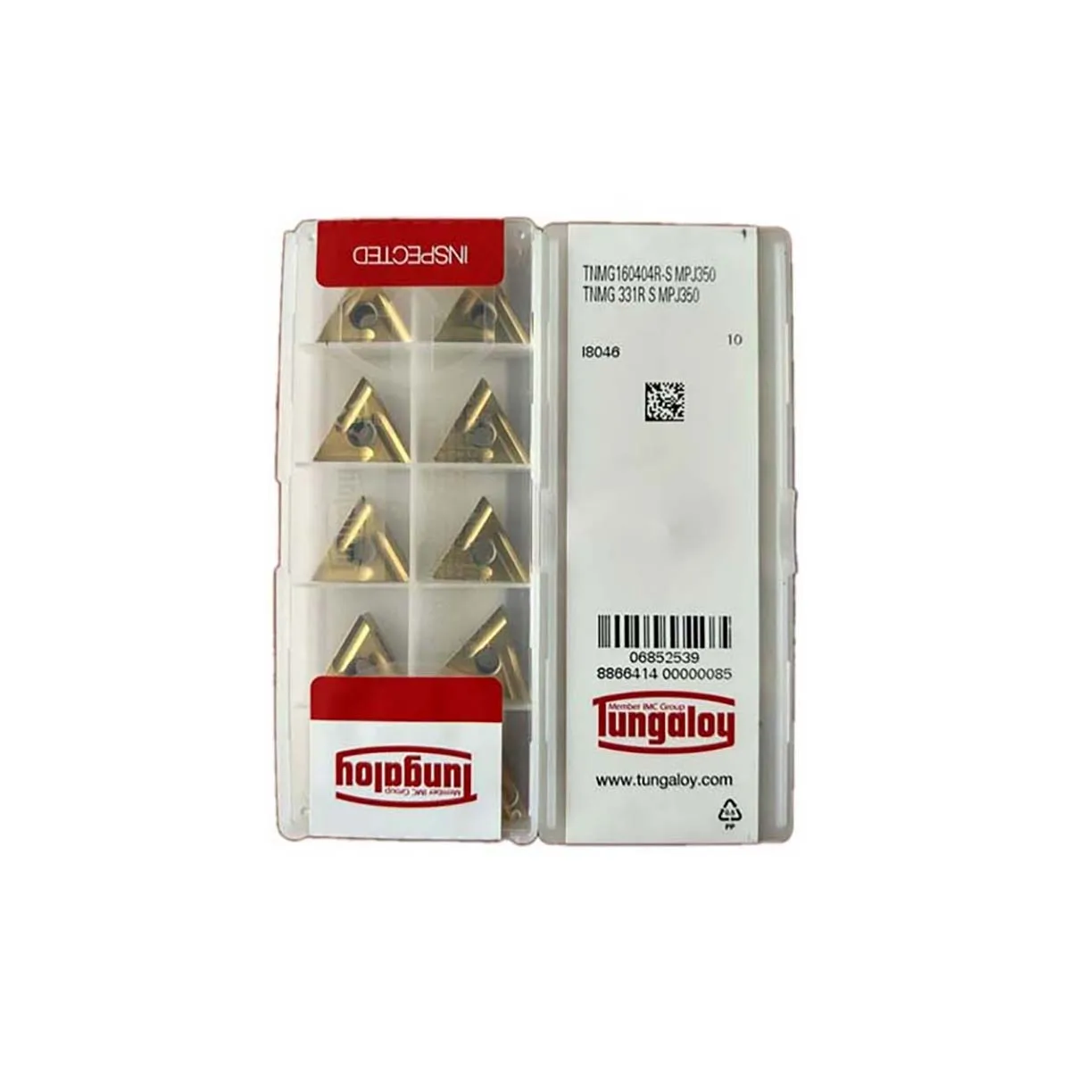 

100% Original TNMG TNMG160404-SM AH6225 Medium-Roughing Carbide Turning Inserts