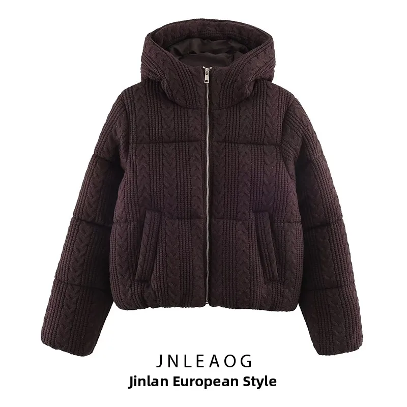 جايت قطني أنيق مع غطاء محرك السيارة من JNLEAOG للخريف وصل حديثًا في الشارع Sle بقصة مستقيمة طويلة وسحاب للإغلاق...