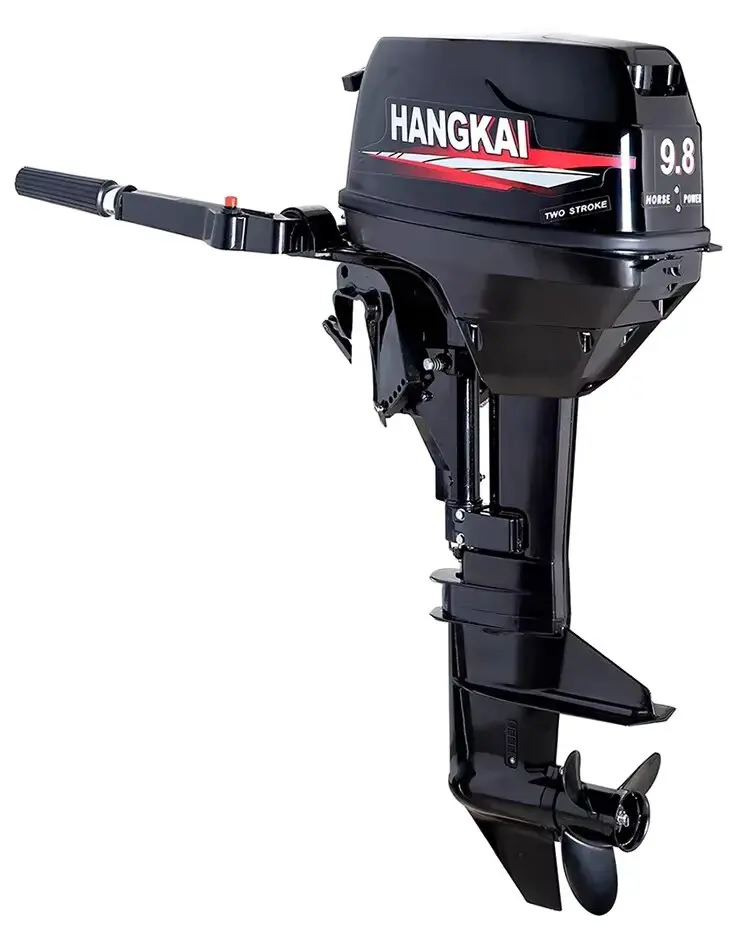 Whosale Chinese New Cheap Hangkai Portable 9.8HP 12HP 2 Cylinder 2 Stroke Outboard Motor Marine Engines Online For Sale