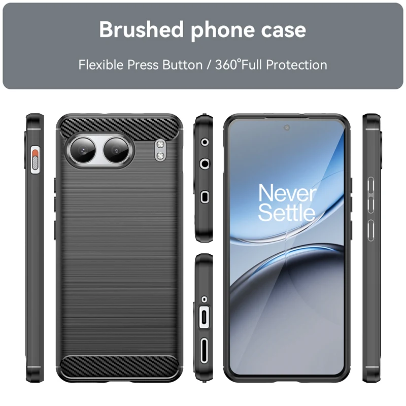 For Oneplus Nord 4 Case Cover for Oneplus Nord 4 Cover Shell Bumper Armor Business Soft Silicone Phone Case for Oneplus Nord 4