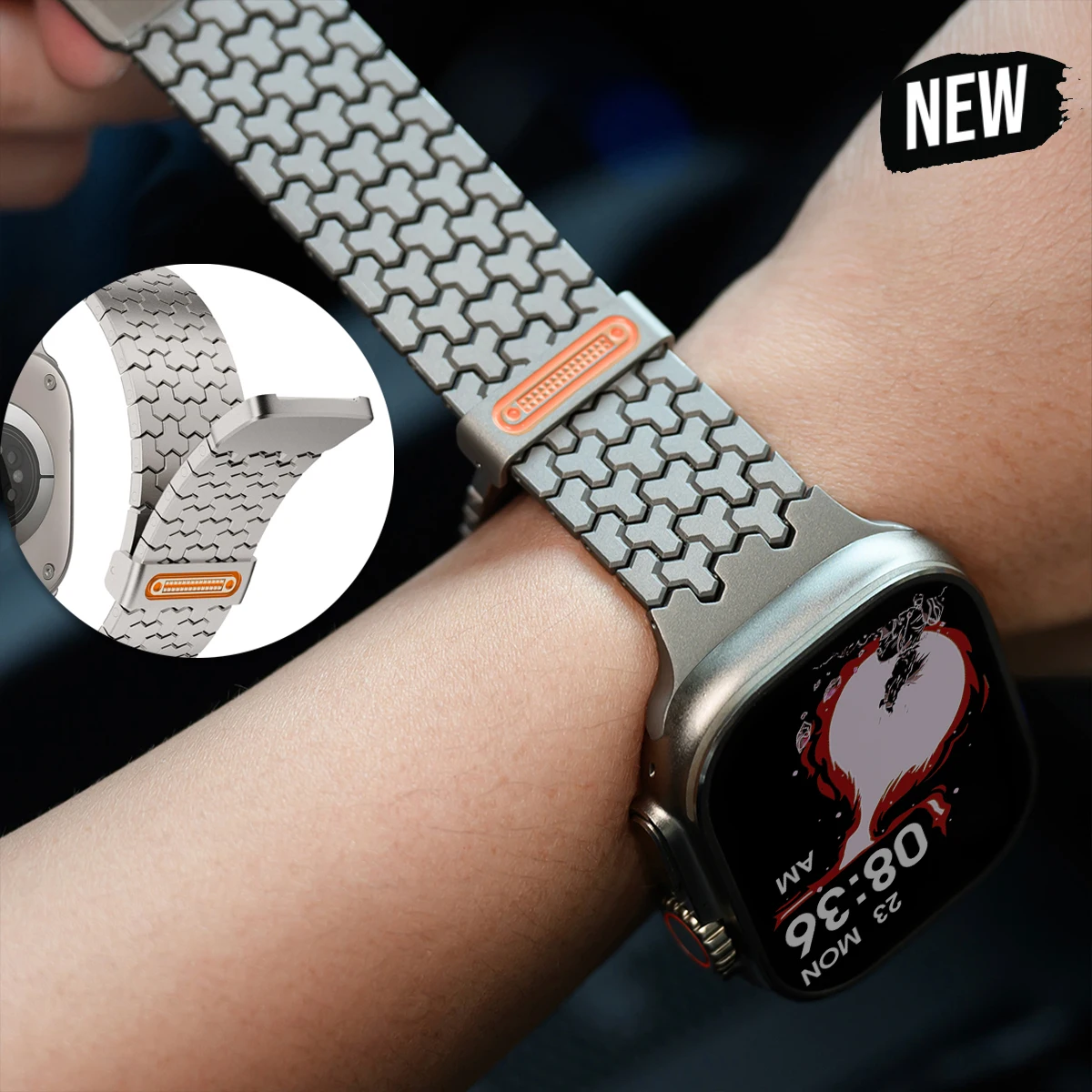 

Stainless Steel Magnetic Band for Apple Watch Ultra 3 2 49mm Series 11 10 46mm Metal Strap For Iwatch 9 8 7 6 5 4 SE 3 45mm 44mm