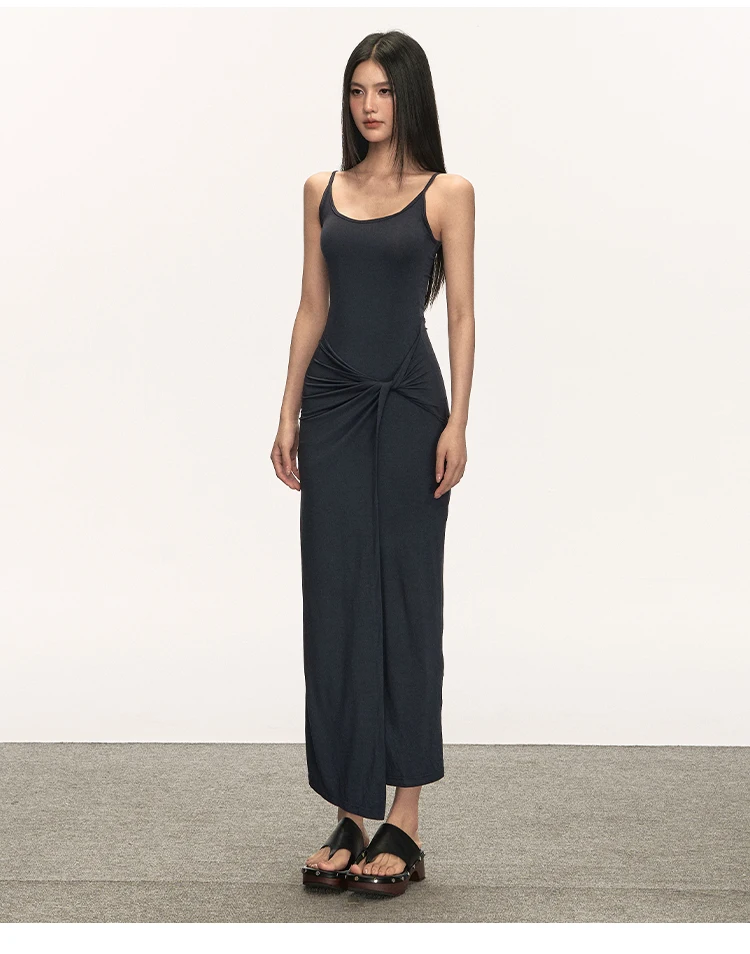 Abito longuette Bodycorn con vestibilità laterale e slite da donna