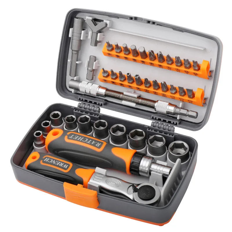 Precision Screwdriver Set With Magnetic Torx Phillips Bits,Ratchet Socket Wrench Combo Kit Computer Mobile Phone Reapair Tool