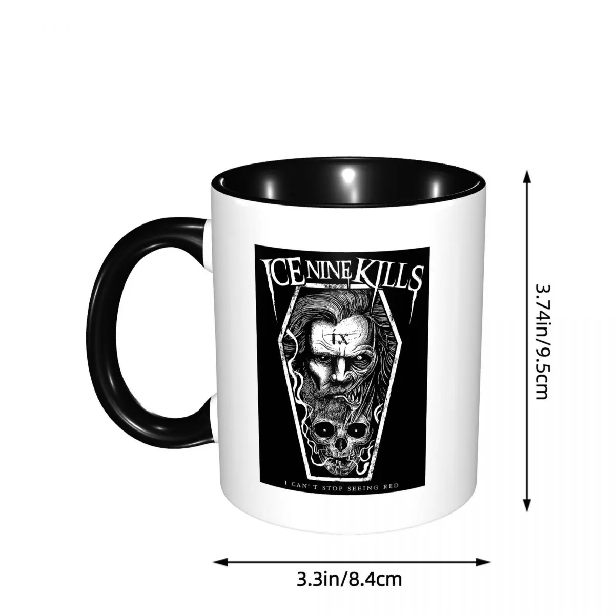 Michele Nolli Ice Nine Kills Mug Funny Ceramic Coffee Cups Tea Mugs Milk Cup Drinkware Gifts for Friends
