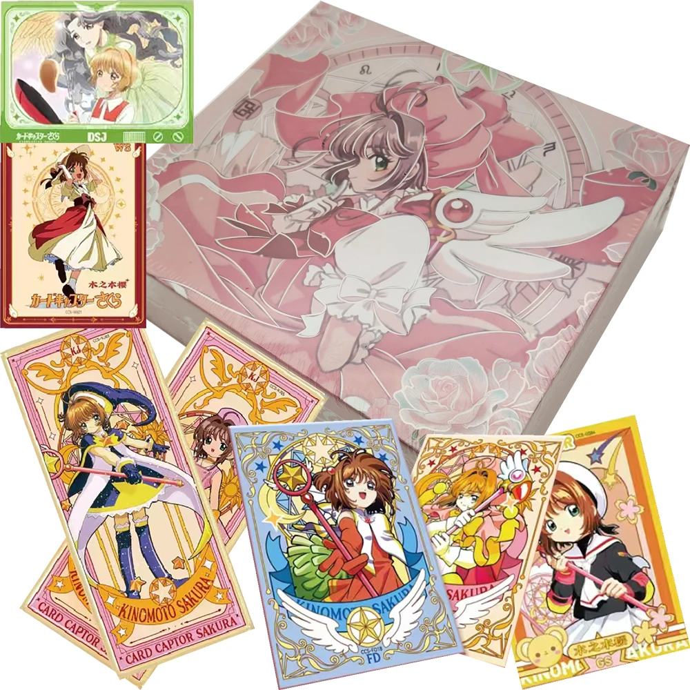 Magical Girl Anime Cardcaptor Sakura Collection Cards Highly Loved By Fans Featured Exquisite Fashion Charm Portrait Card Gifts