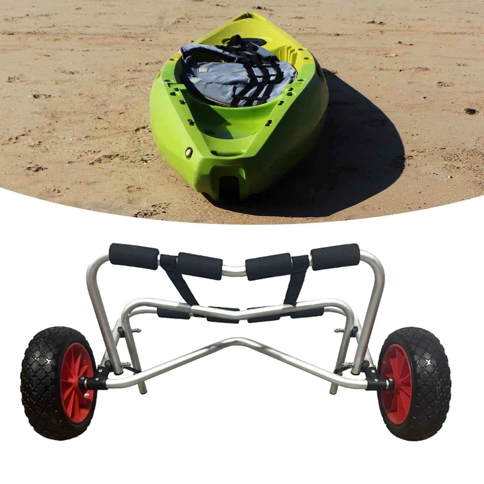 

Foldable Kayak Trolley Boat Trailer for Kayaking Boating Outdoor Activities