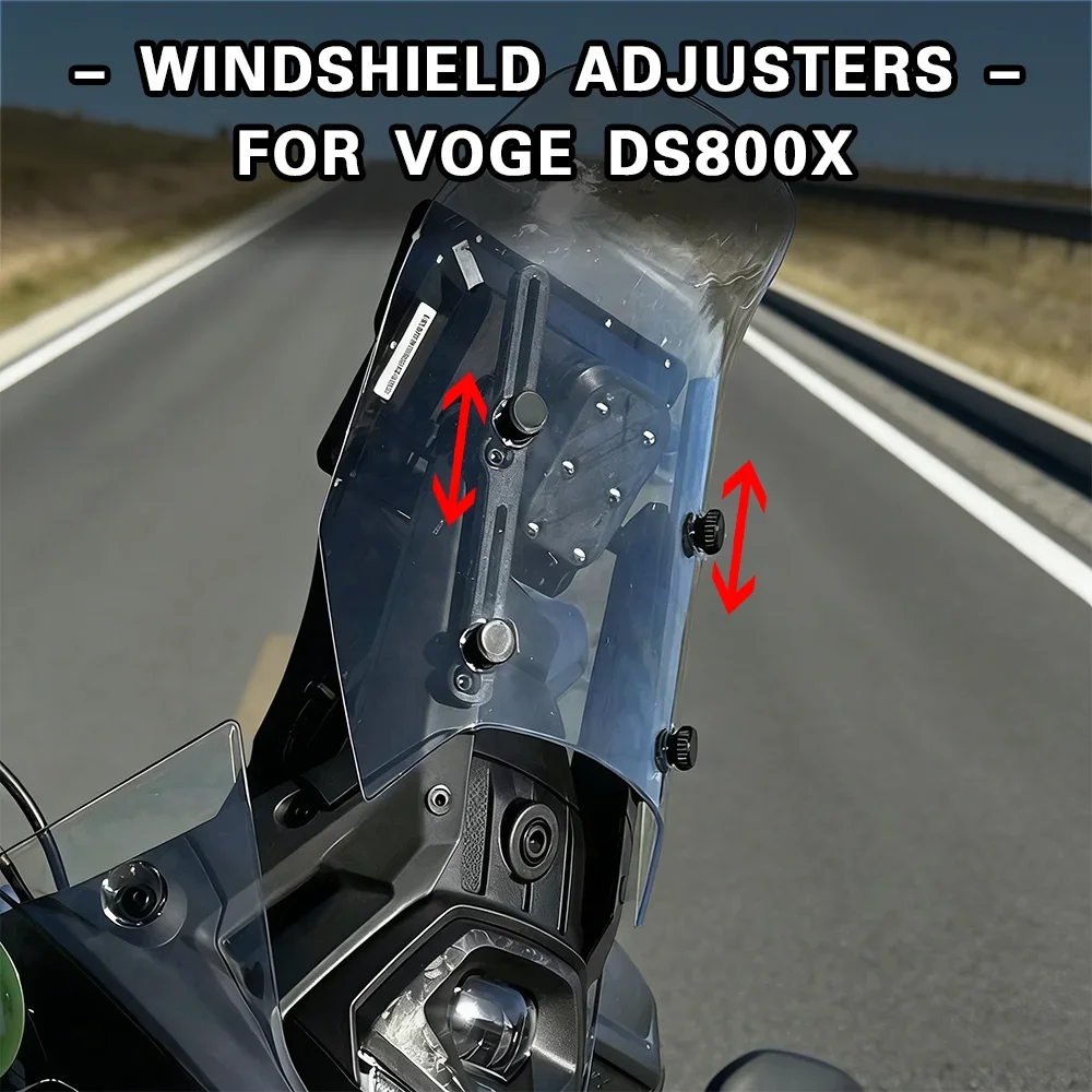 

For VOGE 800DSX DS 800X Rally Adjusters Windshield Bracket DS800X DSX800 Screen Adjuster 800 DSX DS 800X Windshield Adjuster