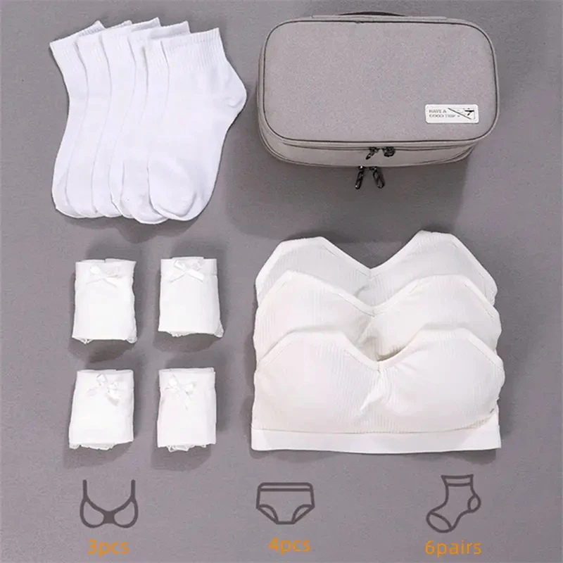 Underwear Storage Bag Travel Bra Organizer Women Men Socks Cosmetics Clothes Pouch Stuff Goods Accessories