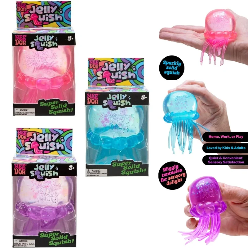 Squishy Needoh Jellyfish Beach/, Water Play. Outdoor Squeeze ,Toy Blind Box Simulated Jellyfish Stress Balls Relief Fidget Toy view 2