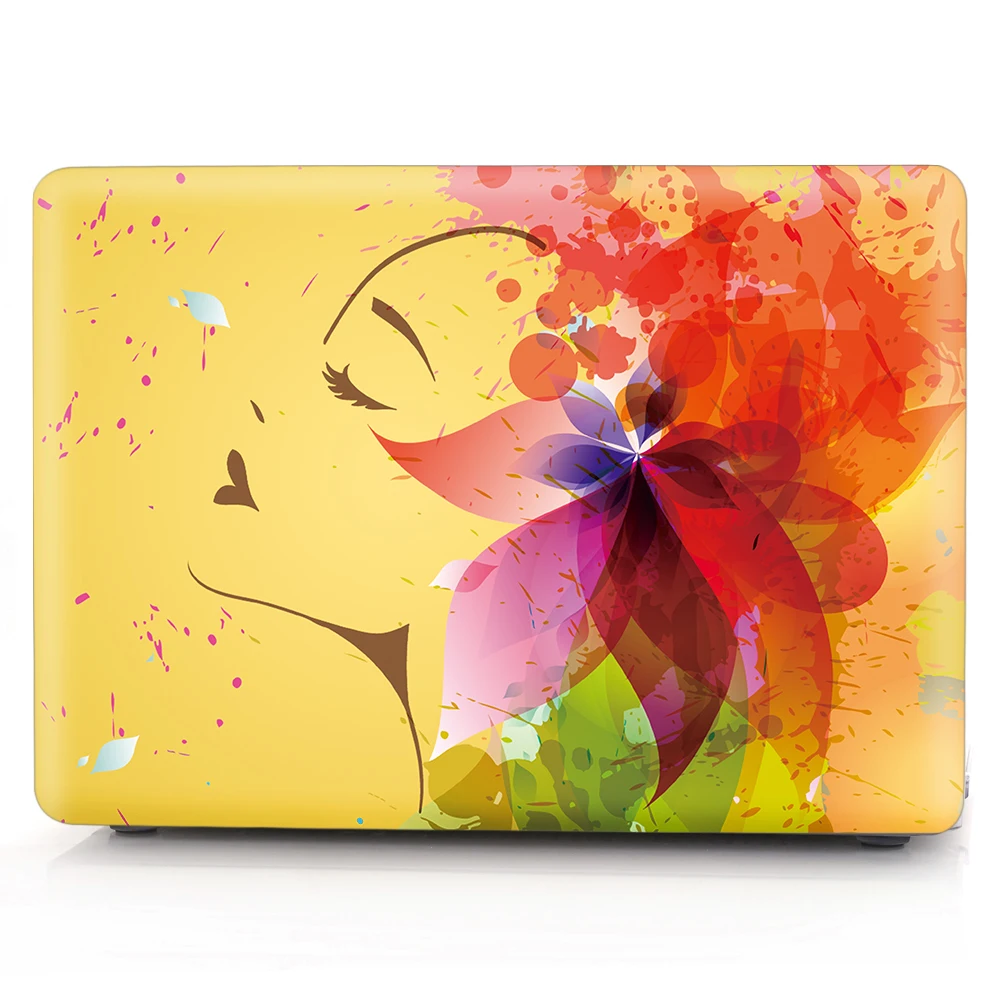 Casing cangkang keras Aksesori Laptop cetak untuk Macbook Air 11.6 15.3 Pro 14.2 16 2021 2023 A2159 A2289 A1707 A1708 A2941 A2485 PC