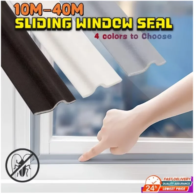 5-40M Hot Selling Rubber Windows Strip Weather Windproof Soundproof Foam Nsulation Anti Air Leak Door Bottom Gap Sticking Tape
