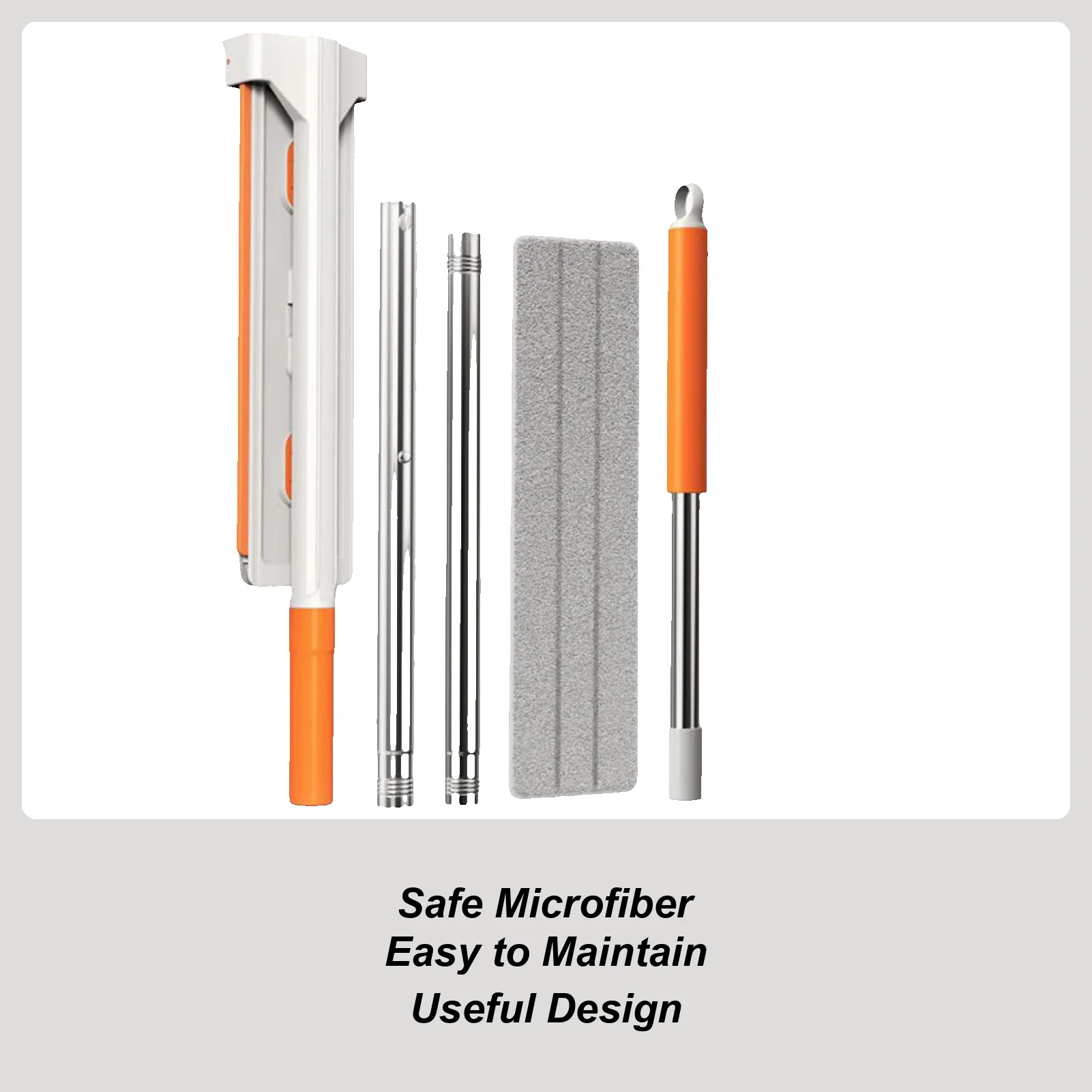 

Microfiber Mop Floor Mop Telescopic Handle Quick Cleaning Tool For Hardwood Laminate Kitchen Bathroom Apartment Daily