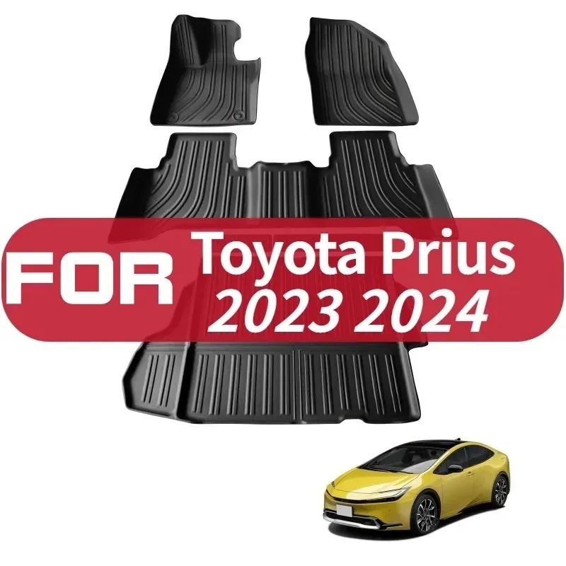 

Для Toyota Prius 2023 2024, коврики для багажника, защита из ТПЭ, водонепроницаемая подкладка для багажника, аксессуары для интерьера