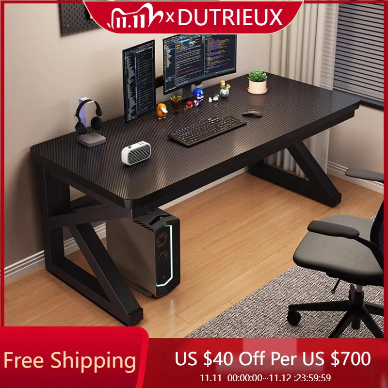 

Creativity Minimalist Computer Desks Black Wall Table Standing Modern Computer Desks Organizers High End Escritorios Furniture