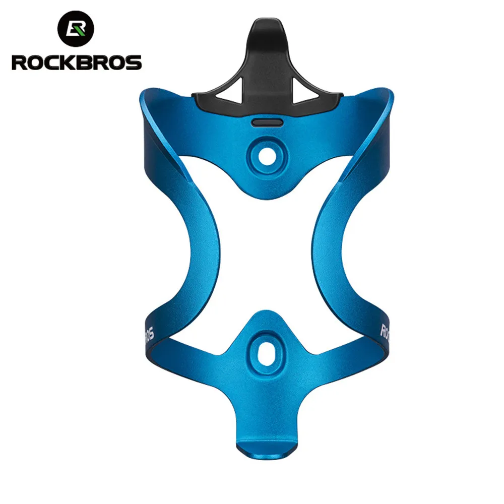 ROCKBROS Bicycle Aluminium Alloy Adjustable Water Bottle Cage Mountain Bike Cycling Bottle Holder Ultralight HandleBar Mount