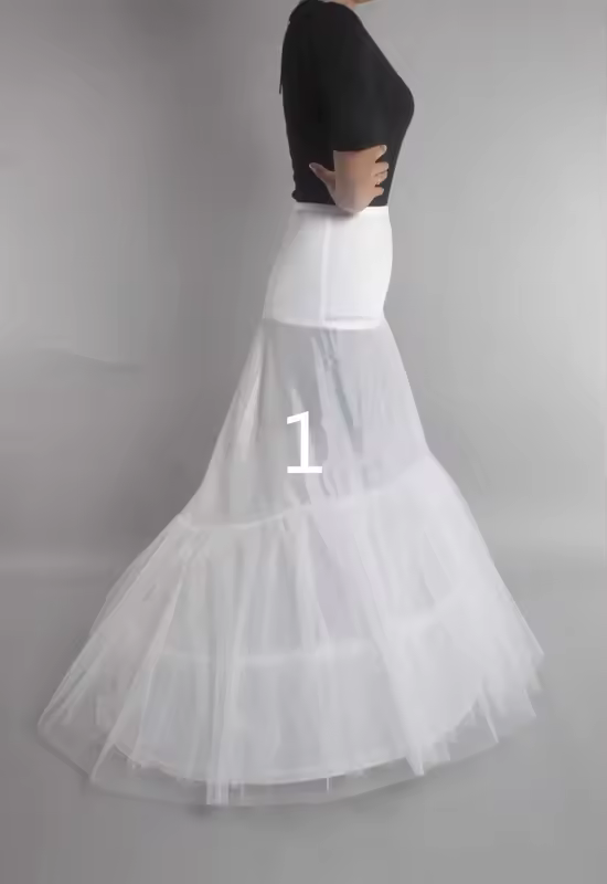 6 Hoops Wedding Petticoat Crinoline Slip Bridal Underskirt Puffy High Quality In Stock Customized - Image 11