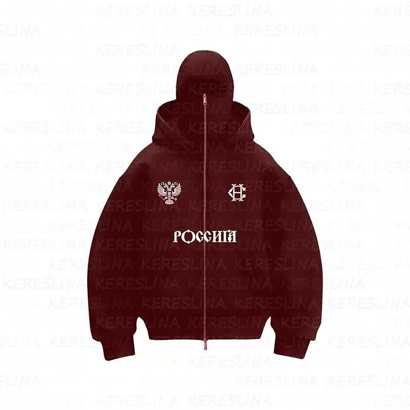 New Instagram fashion brand double hat unique design hooded sweatshirt autumn and winter new unisex loose  sweatshirt batch