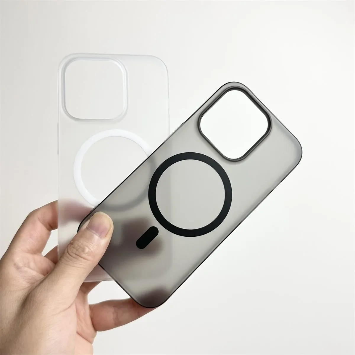 فاخر بسيط ماتي ل Magsafe شحن لاسلكي جراب هاتف آيفون 11 12 13 14 15 16 17 الهواء برو ماكس زائد الوفير Y2K غطاء