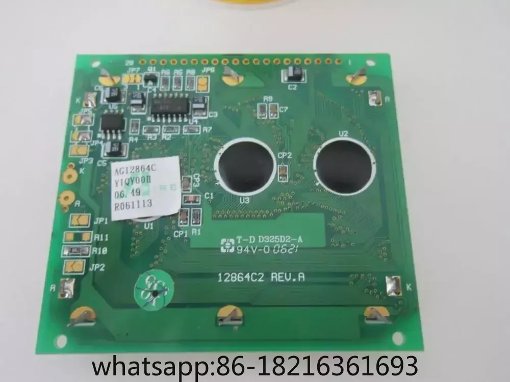 

AMPIRE AG12864C 12864c2 128*64 STN ЖК-экран, модуль панели дисплея, светодиодная подсветка, оригинальный дисплей, желтый, зеленый