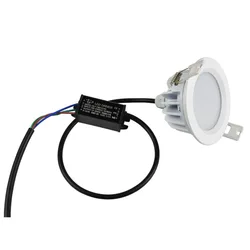 5 w 7 w LED Downlight 90mm 3.5 cal, otwarty rozmiar otworu 80mm 3 cal AC 85-265 V IP65 dla sportu na świeżym powietrzu łazienka Sauna pokoju sufit Spot światła
