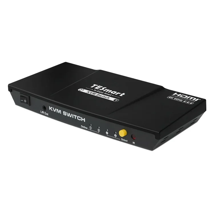

TESmart 4K HDMI Splitter Switch 2x1 switching With L/R Output 2 In 1 Out Ultra HD Switch HDMI Switcher