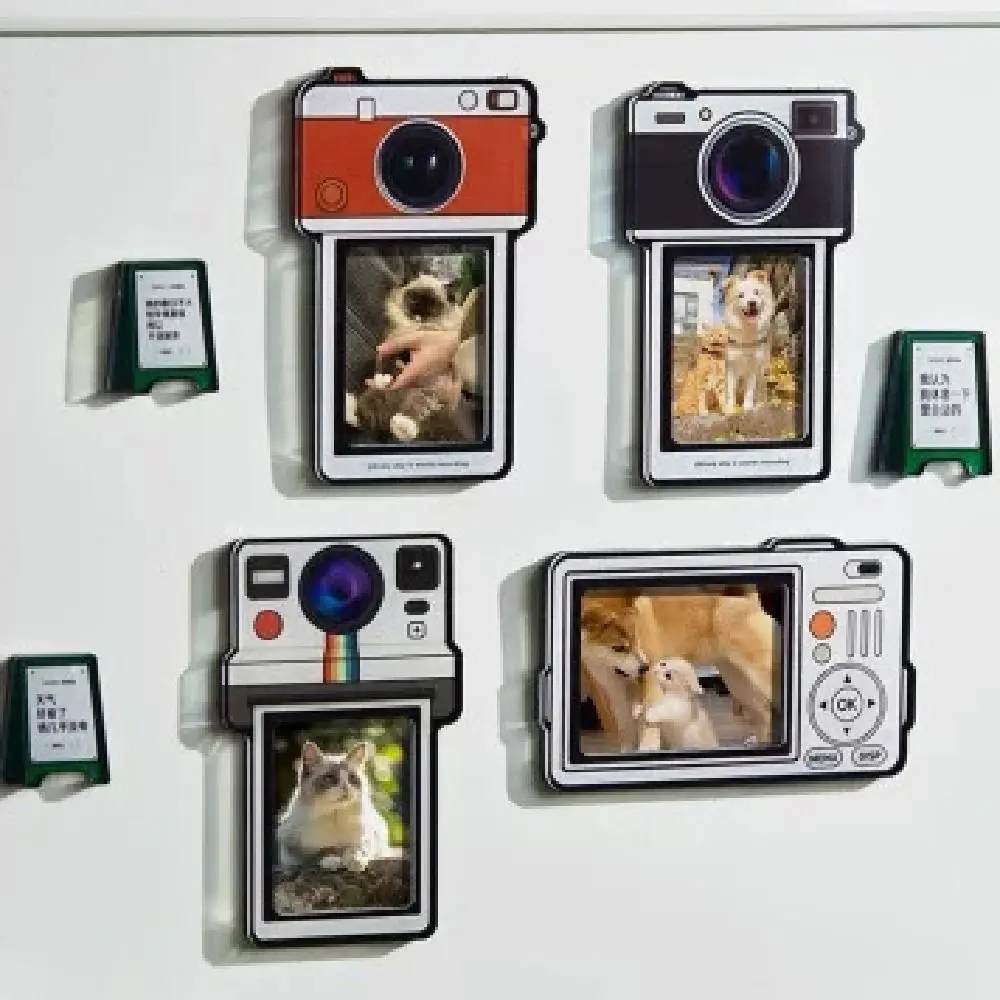 DIY Photo Frame Refrigerator Magnets INS Funny Magnetic Picture Frame Multi-Purpose Photo Decoration Photo Display Stand