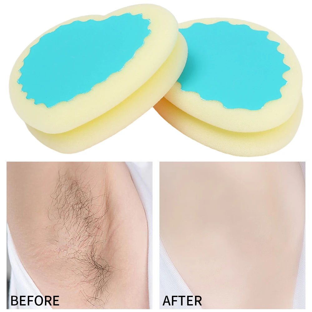 Magic Painless Sponge Hair Removal Depilation Sponge Pad Remove Hair Remover Effective Epilator Facial Body Hair Remover Tool