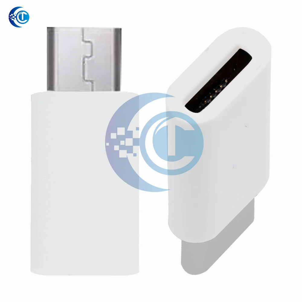 5-Pin Micro USB to USB-C Converter Adapter, Charging and Data Transfer Connector for Android Mobile Phones