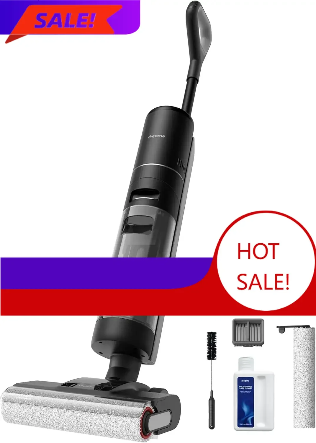 

BestsellerBestsellerH12 PRO Vacuum Mop, Wet Dry Vacuum Cleaner for Hard Floor, Vacuum and Mop at The Same Time for Wet & Dry Mes