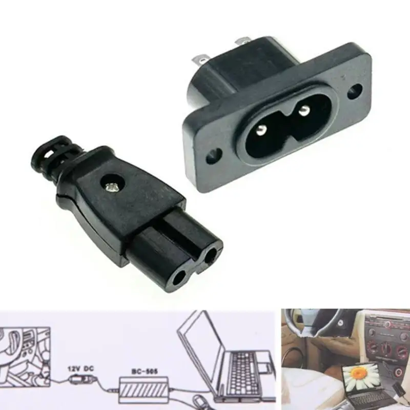 Сэкономить пространство 8 разъемов формы Прочность C8 Panel Mount Mount Pange AC250V 2.5A 2PIN