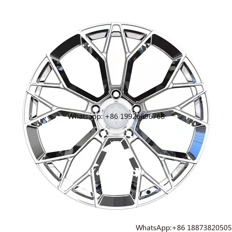 

Factory price custom 5 holes chrome forged monoblock wheels 19 20 21 22 23 24 inch car rims