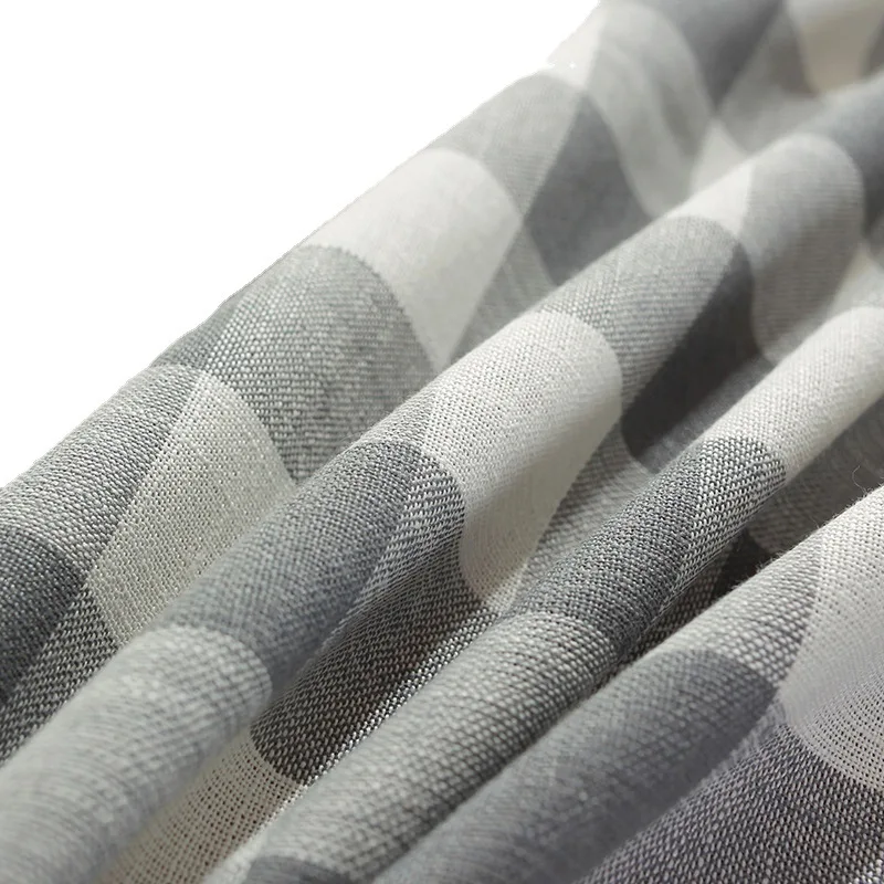 Mantel de algodón a cuadros para fiesta de Navidad, cubierta rectangular para mesa de comedor, Picnic, barbacoa, decoración del hogar, rojo y verde