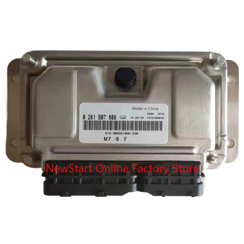 

0261B07808 New ECU Original Car Engine Computer Board Electronic Control Unit M7.9.7 A15-3605010HA Fit for Chery