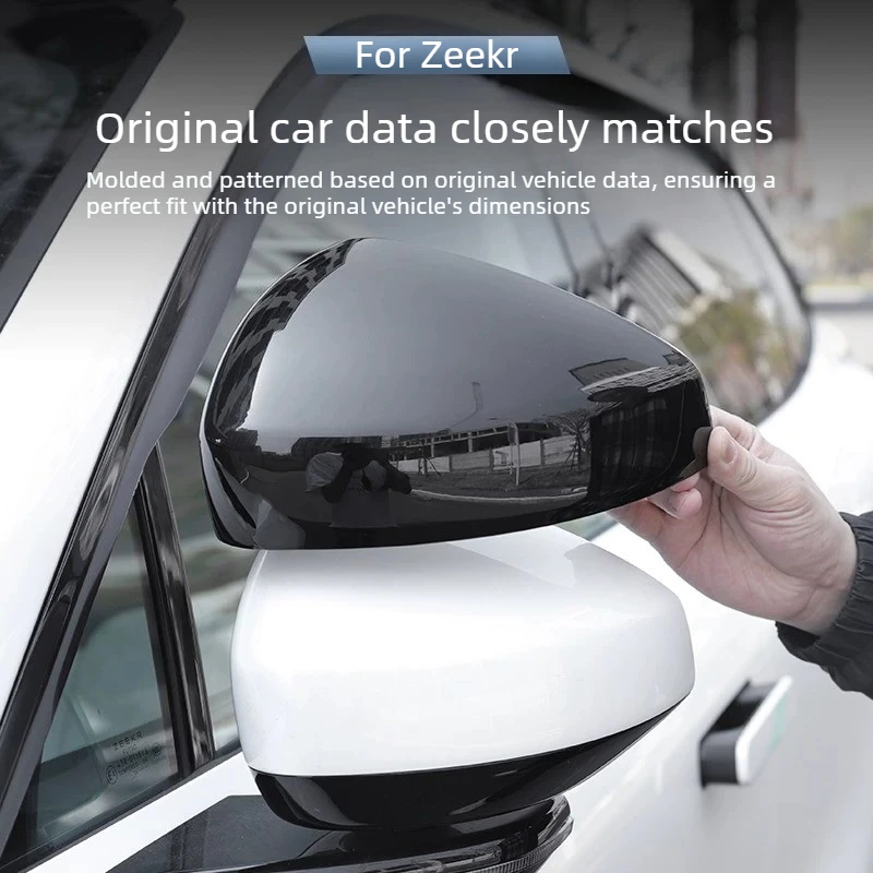 Rearview Mirror Cover Rearview Mirror Sequins Scratch-proof For Zeekr 7X 2026 All-new Facelift/001/007/GT 2024-2026 Car Supplies