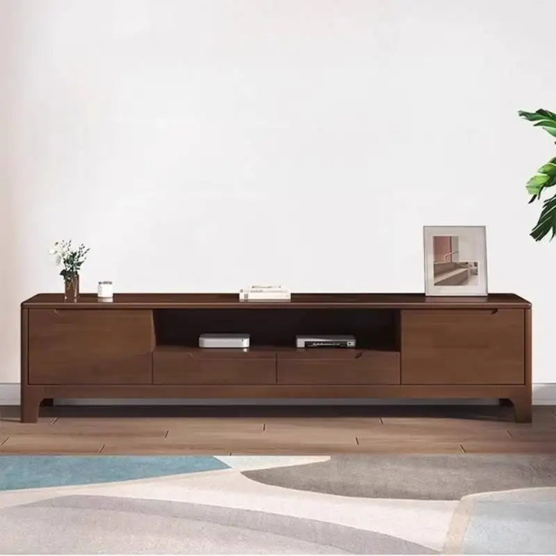 Обычная темно-коричневая подставка под телевизор для хранения в гостиной, деревянная дизайнерская подставка под телевизор, скандинавский минималистичный Muebles Para Televisor, мебель для дома