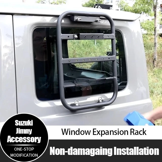 High Quality Steel Body Parts Side Expansion Frame Escape Plate Window Expansion Rack for Suzuki Jimny Accessories JB64 JB74