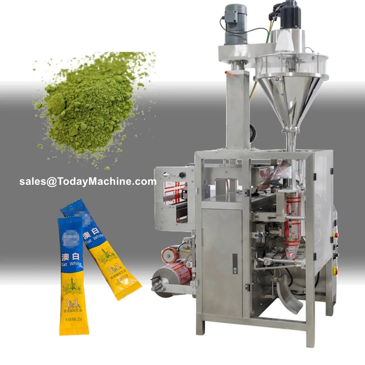 Automatic Pouch Packing Machine Form Fill & Seal Collar Type Liquid