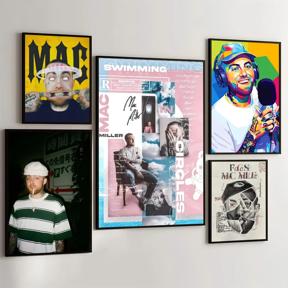 Rap Singer M-Macs M-Millers Classic Vintage Posters Vintage Room Home Bar Cafe Decor Nordic Home Decor