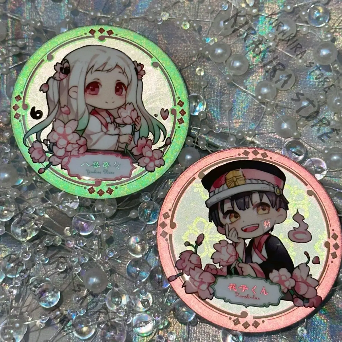 

Toilet-bound Hanako-kun Kasane Teto Yugi Amane Yashiro Nene Honkai: Star Rail Robin Reflect Light Badge Breastpin Brooch Emblem