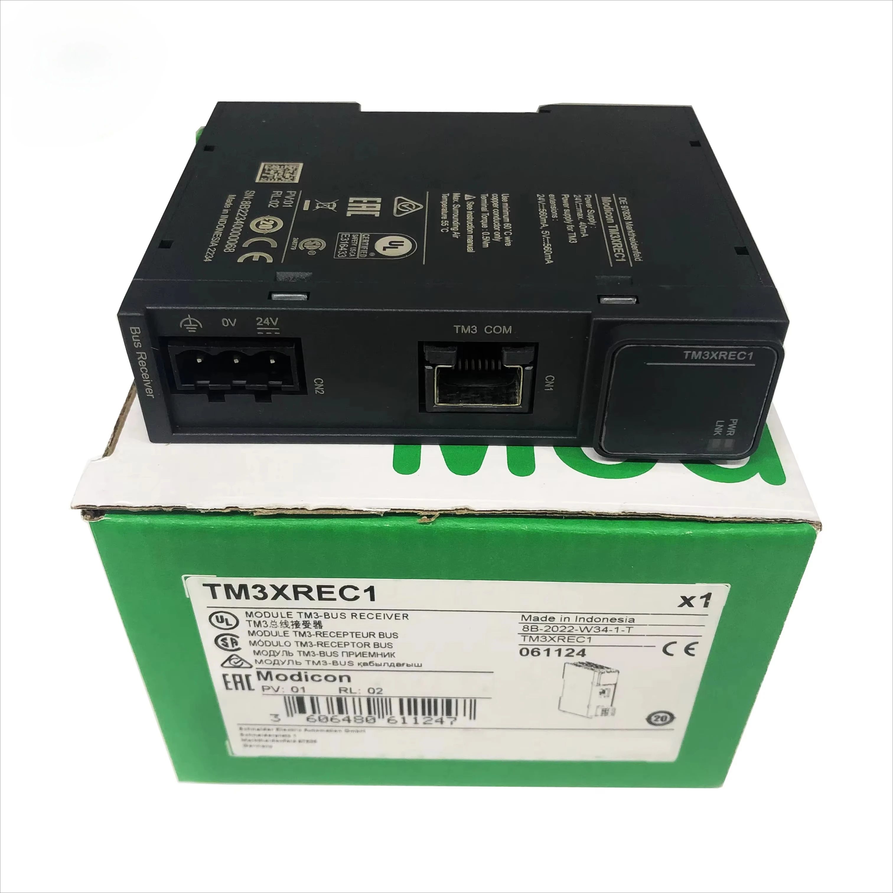 TM3XREC1 Bus Receiver Module New Original PLC Module Stock in Warehouse