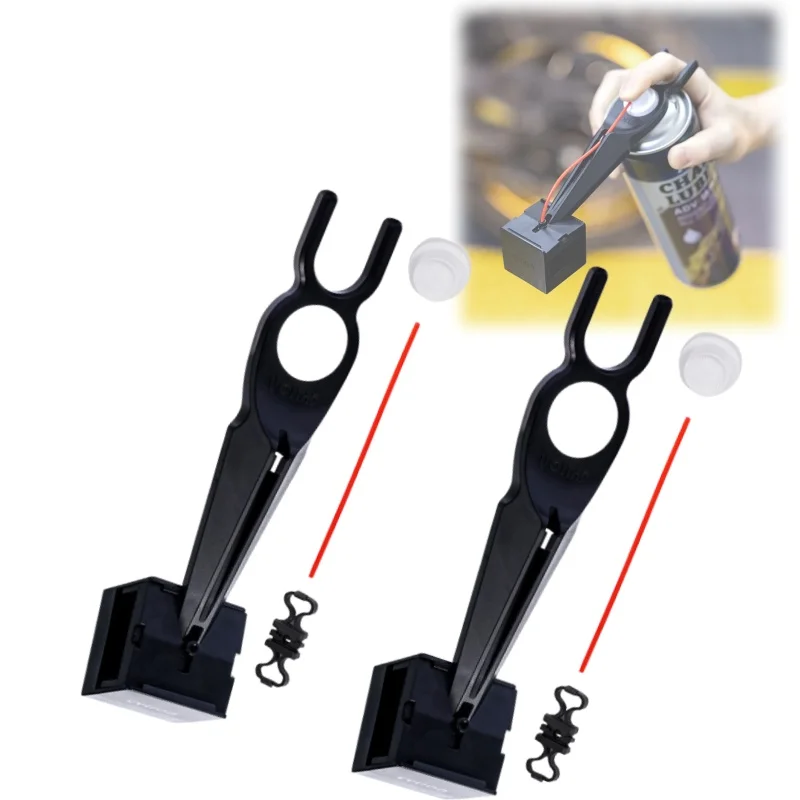 1/2PCS Motorcycle Chain Oiler Spray Lube Oiler Tool Mess-Free Chain Wax Chain Cleaner Attachment Chain Oil Applicator