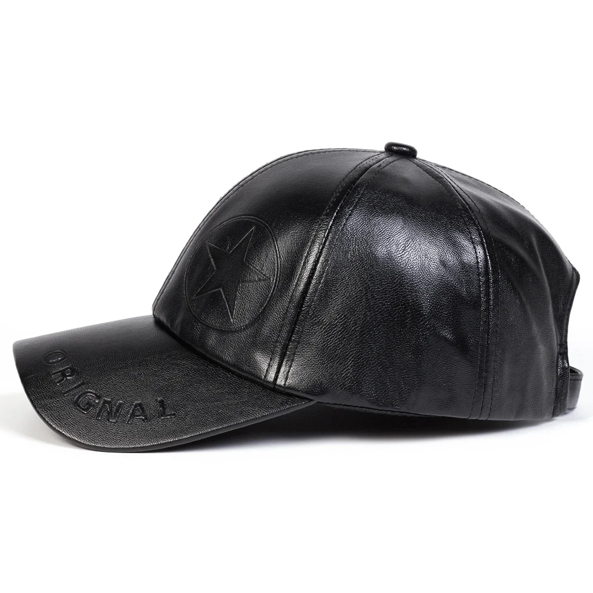 للجنسين الخماسي الأصلي بصمة بو الجلود قبعات البيسبول ربيع الخريف في الهواء الطلق قابل للتعديل قبعات عادية واقية من الشمس قبعة قبعة رياضية