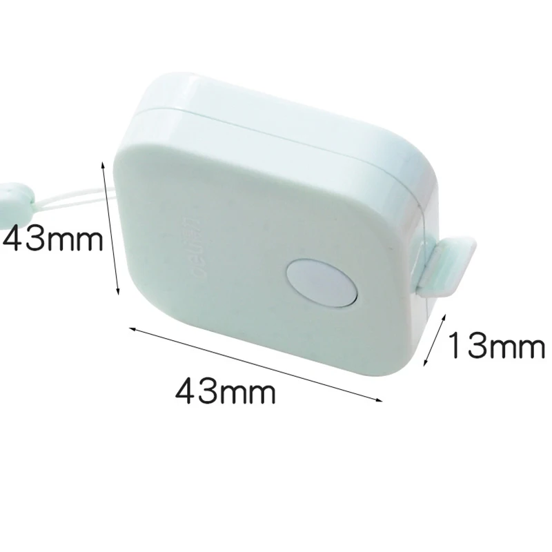 1.5M/60inch Mini Tape Measure Double Scale Measuring Waist Bust Leather Tape Measure Clothes Measuring Tape Telescopic Ruler