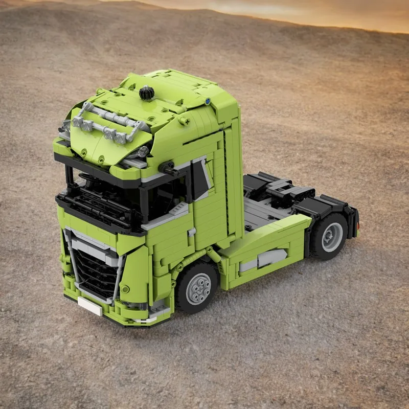 

1288 шт. MOC 2021 DAF XG 4x2 Премиум модель грузовика динамический дизайн тела образовательная модель строительные блоки подарок на день рождения