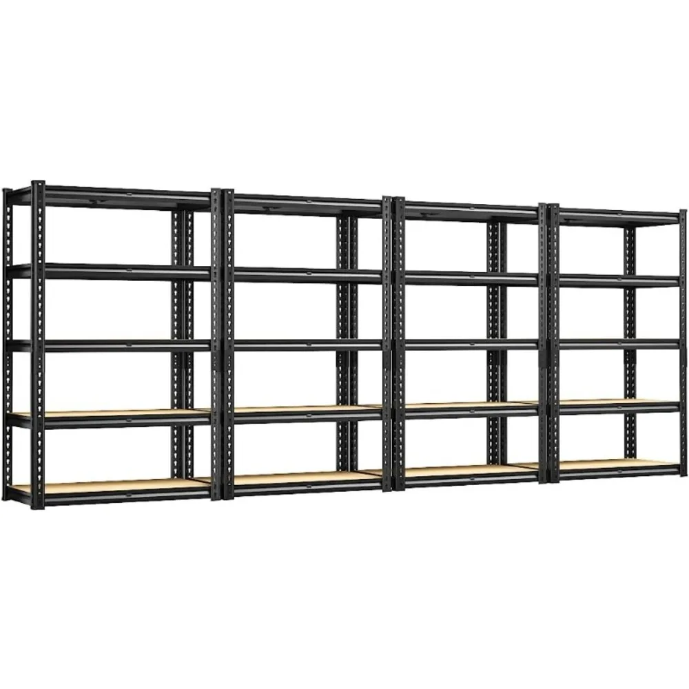 

Storage Shelves 2020LBS Garage Shelving Heavy Duty Metal Shelving 5 Tier Metal Shelf for Kitchen Warehouse Basement
