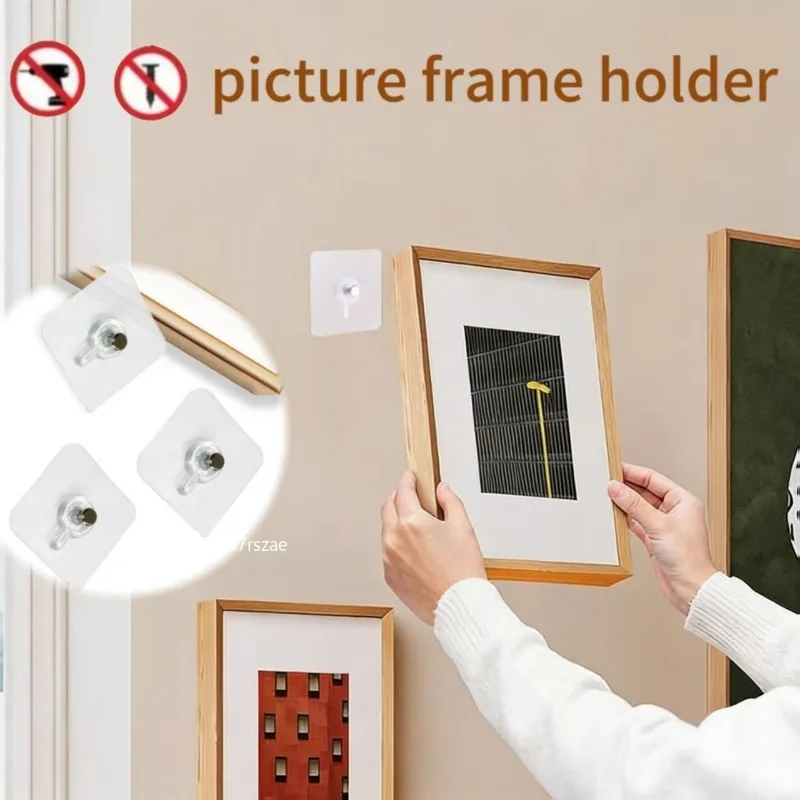 Selbstklebende Wandhaken, Heimdekoration, Bildbefestigung, Saugnäpfe, Wandmontage, Schraubhaken, Küche, Badezimmer, Wandregal